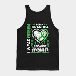 I Wear Green For Grandpa Cerebral Palsy Awareness Tank Top